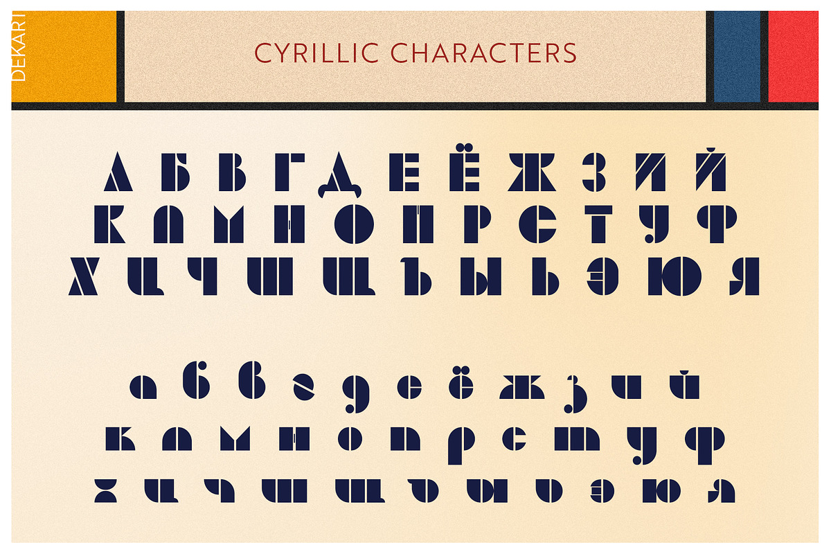 Dekart | Display Sans Serif Font, a Sans Serif Font by Kandella's Art (Photo 9 of 14)
