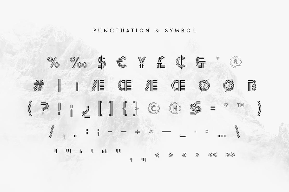 Layer - Layered Logo Modern Font, a Sans Serif Font by Hamz Studio (Photo 7 of 16)