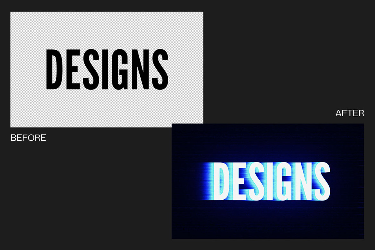 Smudge Motion Text Effect, a Layer Style Add-On by dokudokunomi (Photo 2 of 4)