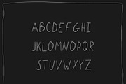 Chalk Font, a Sans Serif Font by lycka (Thumbnail 2 of 3)
