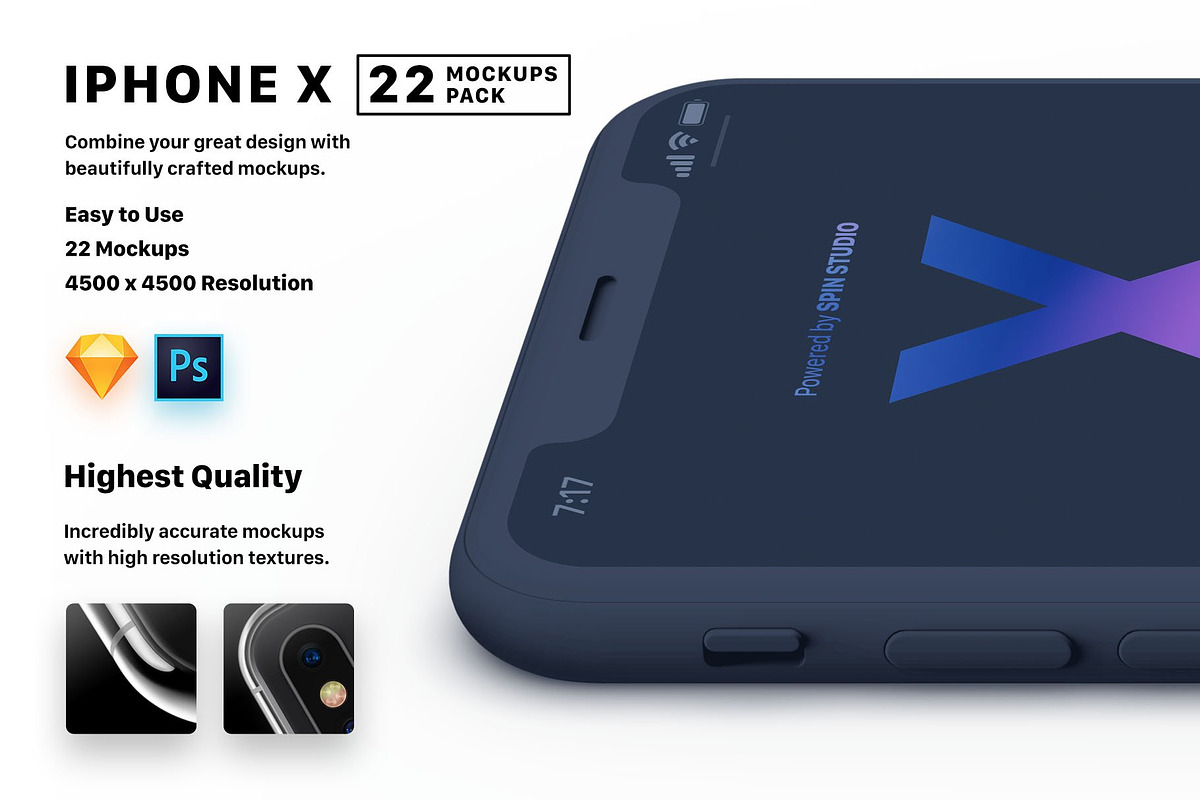 22 iPhone X Mockups, a Graphic by Mockup Store (Photo 4 of 6)
