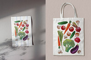 Watercolour Vegetables Collection, a Pattern Graphic by Maria Budarkiewicz (Thumbnail 11 of 11)
