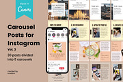 Instagram Carousel Vol. 3 | CANVA, a Social Media Template by bonadigitals (Thumbnail 1 of 7)