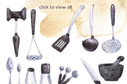 Kitchen collection, a Food Illustration by Watercolor & sketches (Thumbnail 4 of 7)