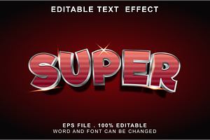 Super Text Effect Editable