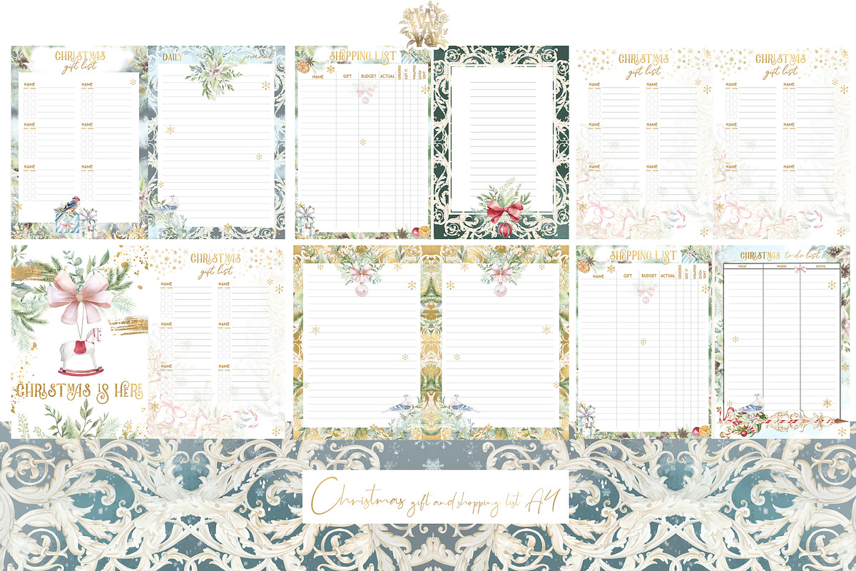 Watercolor Christmas ornament bundle, a Decorative Illustration by WonderWonder (Photo 11 of 20)