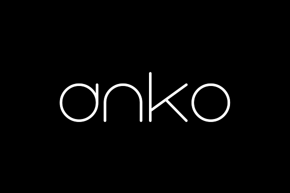 Anko - Joyful Rounded Font preview 5