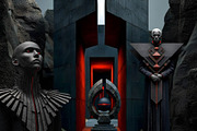 The Red Silence Cliparts, a Decorative Illustration by ThatsDesignArt (Thumbnail 4 of 17)