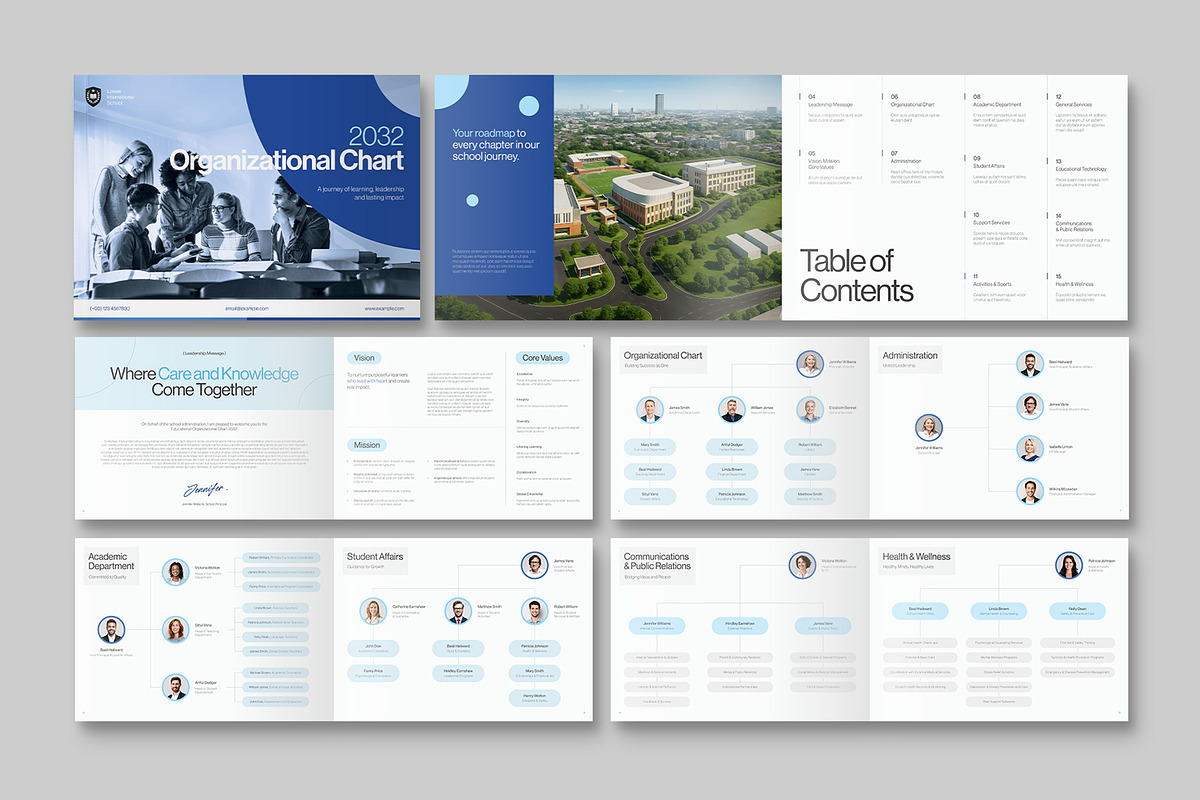 Organizational Chart Template preview 5