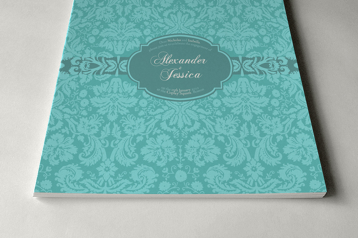 24 Vintage Wedding Invitations, an Invitation Template by Yuriy Kondratkov (Photo 1 of 5)