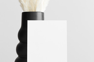 White invitation card mockup, JPEG, an Arts & Entertainment Photo by Snoflinga