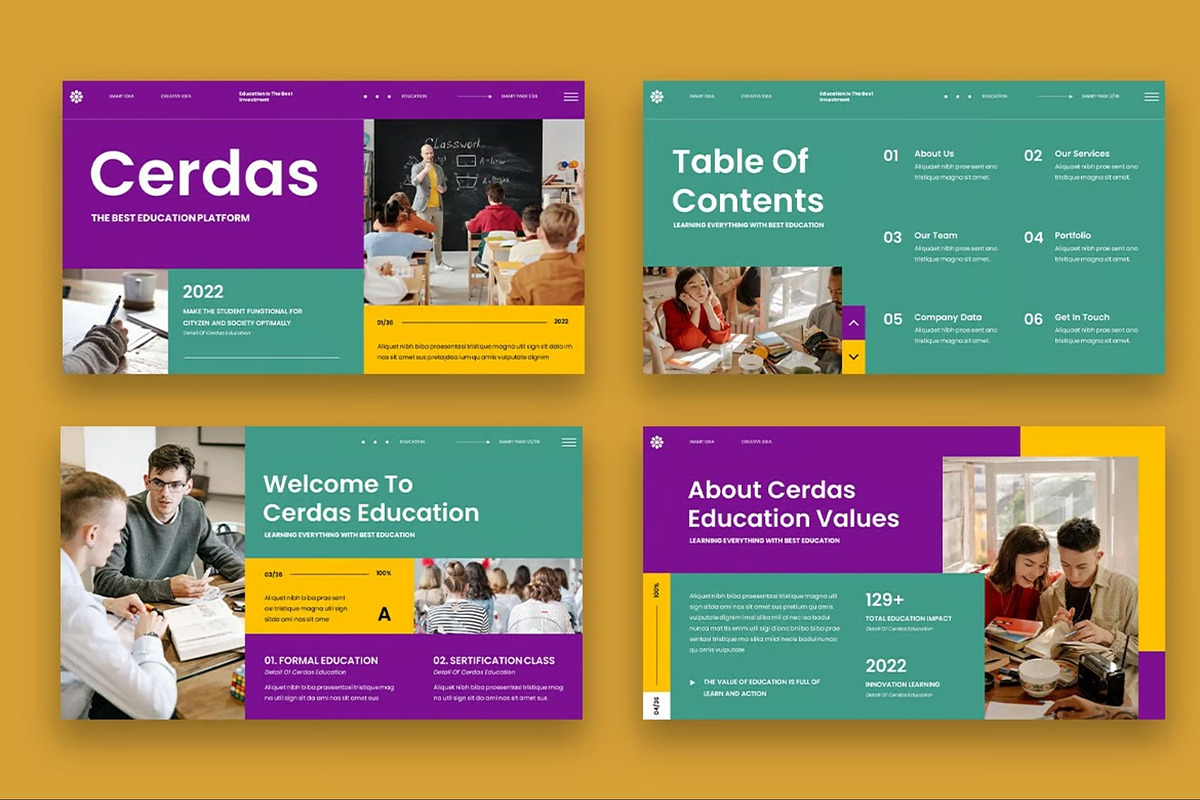 Cerdas - Education Google Slides, a Presentation Template by Fit-tee (Photo 5 of 6)