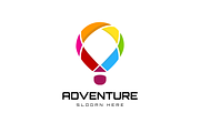 Hot Air Balloon Logo Template, a Branding & Logo Template by Art Studio Design (Thumbnail 2 of 2)