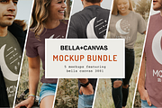 The Bella Canvas 3001 Mockup Bundle, an Advertising Mockup by Moonlit Mocks (Thumbnail 1 of 11)