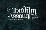 IbrahimAsSyauqi - Modern Serif Font, a Serif Font by Meizzaluna Design (Thumbnail 1 of 10)