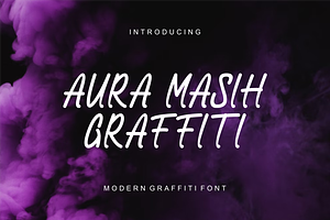 Aura Masih Graffiti - Font