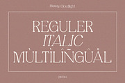 Honey Cloudlight - Modern Elegant, a Serif Font by Qweera Studio (Thumbnail 5 of 12)