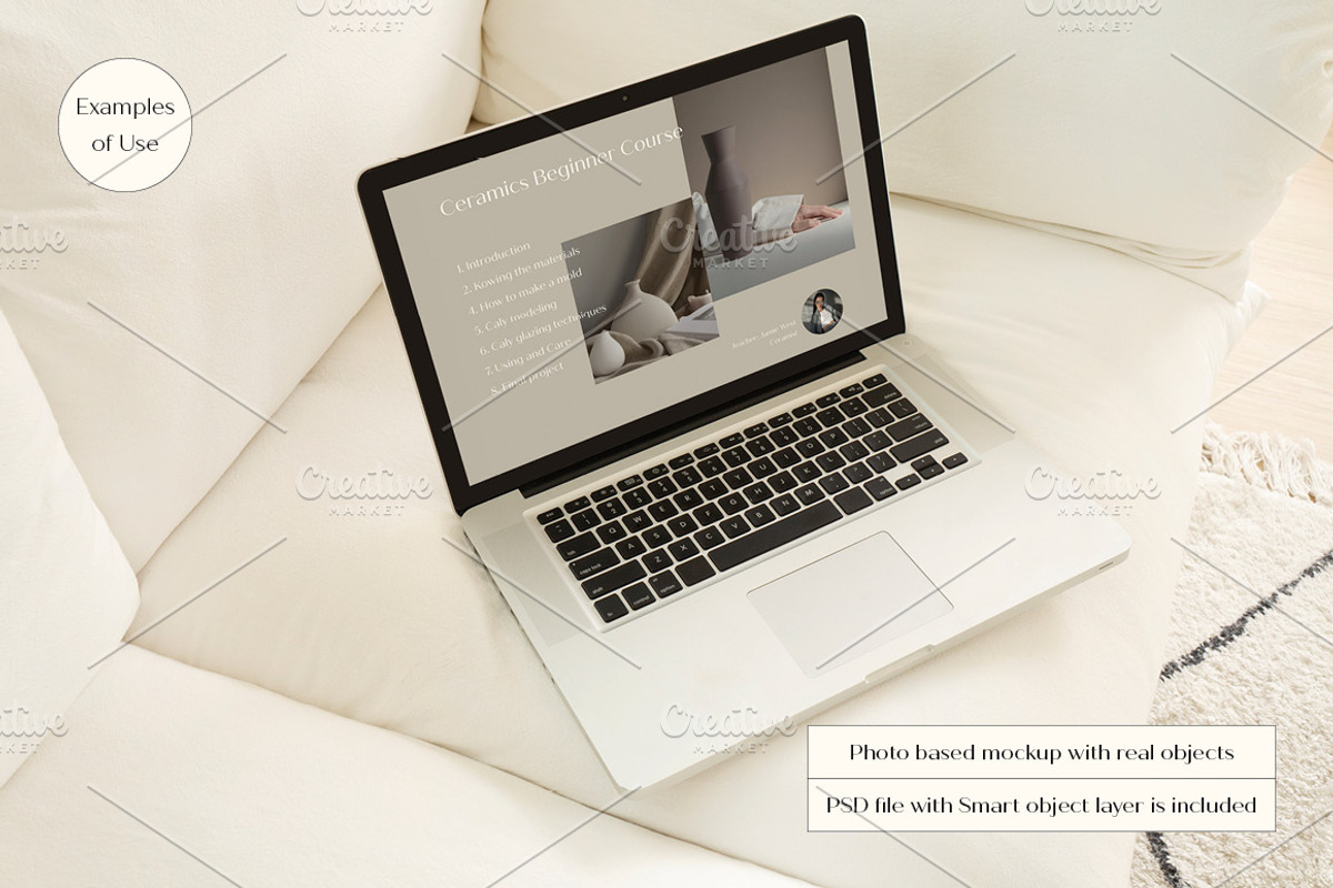Macbook Laptop Mockup SET, a Mac Mockup by LOPEstudio (Photo 3 of 9)