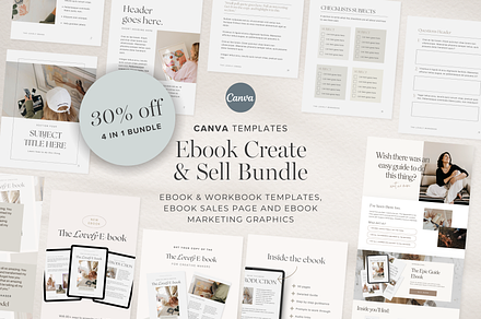 Ebook Create & Sell Template Bundle
