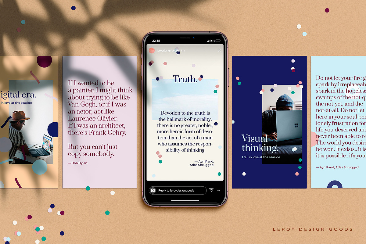 MALMO – Instagram Branding Template, a Social Media Template by LEROY Design (Photo 2 of 7)