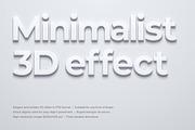 Minimalist 3D Effect, a Graphic by erigon (Thumbnail 1 of 7)
