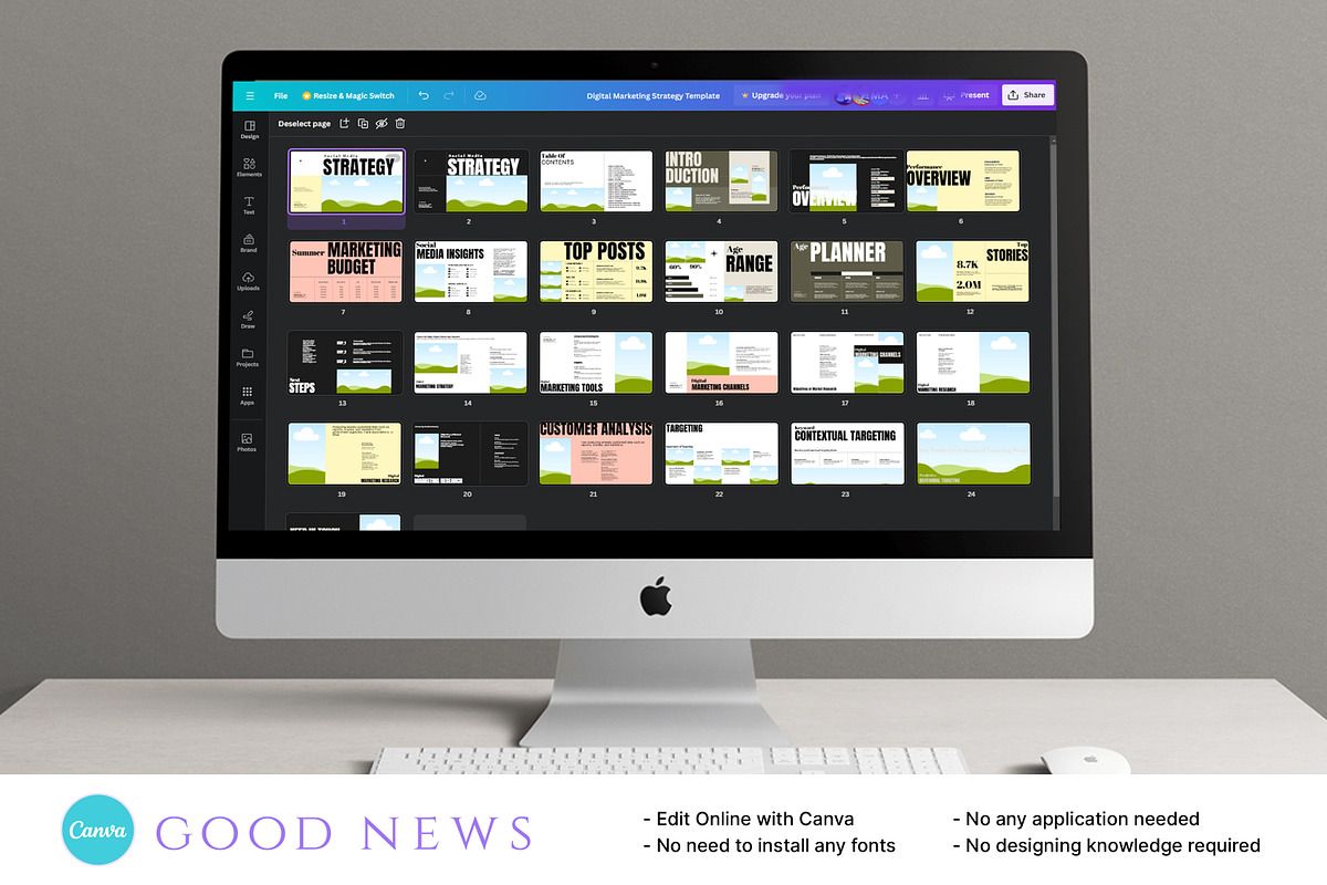 Digital Marketing Strategy Template, a Presentation Template by Studio Industry (Photo 3 of 10)