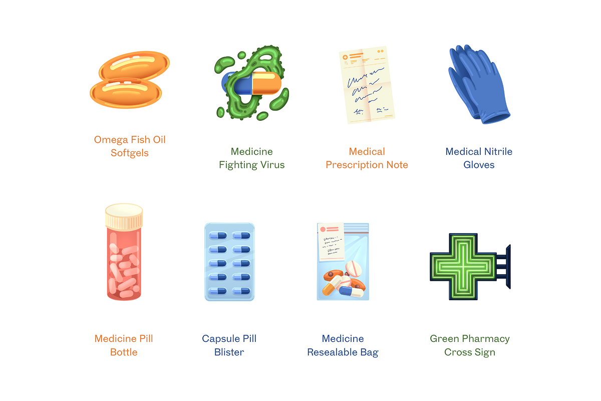 Pharmacy Supplies, an Object Graphic by Deemak Daksina (Photo 3 of 3)