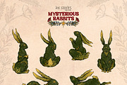 Mysterious Rabbits, an Animal Illustration by Ink Stories (Thumbnail 3 of 29)