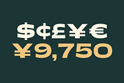 Gts Varine - Wide Display Font, a Sans Serif Font by Graptail (Thumbnail 12 of 14)