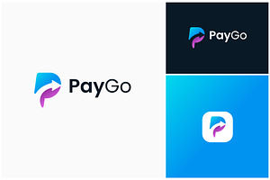 Letter P Arrow Payment Finance Logo, a Branding & Logo Template by ika trisiana