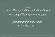 Melatica Modern Handwritten Font, a Script Font by RantautypeStudio (Thumbnail 19 of 20)