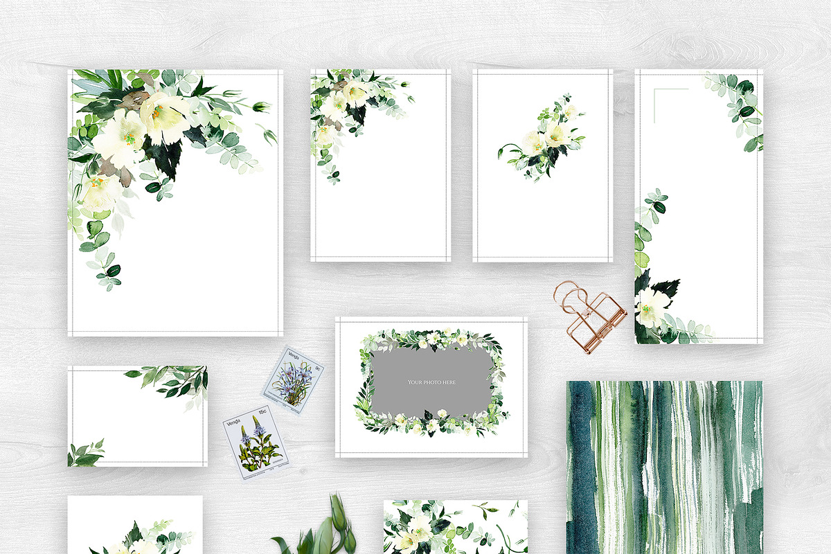 Set for a wedding, an Invitation Template by Karma (Photo 7 of 7)
