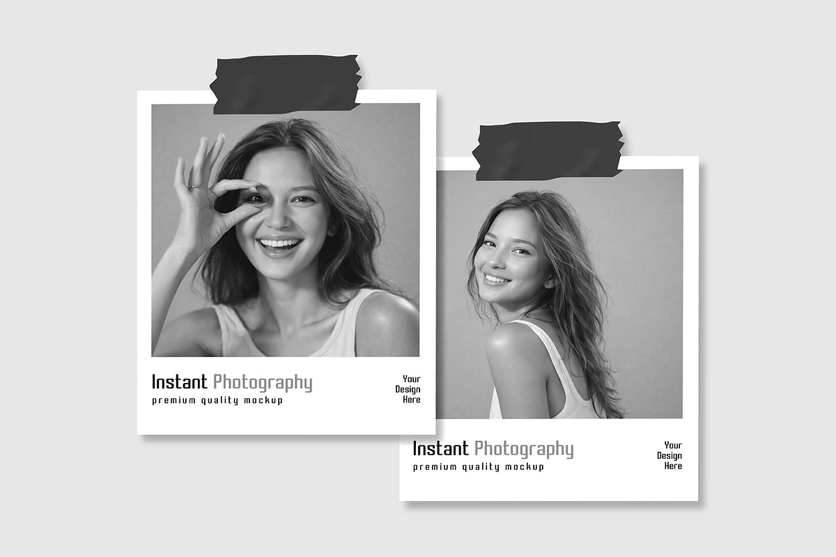 Instant Photography Mockup, a Product Mockup by graphypix (Photo 3 of 4)