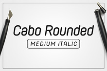 Cabo Rounded Medium Italic