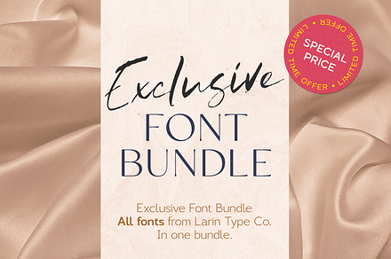 Exclusive Font Bundle