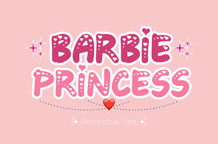 Barbie Princess - Disney Font Types, a Font by AMC STUDIO