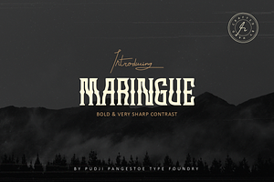 Maringue Typeface