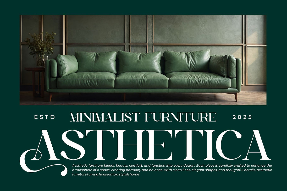 Adollia || Modern Elegant Serif Font, a Serif Font by Ermedia Studio (Photo 8 of 10)
