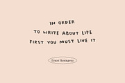 Lyrics | A Quotable Font, a Script Font by Andika Fez (Thumbnail 7 of 10)