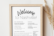 Airbnb Welcome Sign Canva Template, a Poster Template by Story Native (Thumbnail 1 of 4)