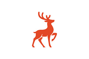 Minimalist Majestic Deer Logo, a Branding & Logo Template by Vectorium Studio