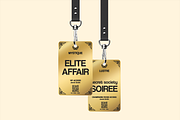 Gold ID Badge, a Card Template by Tzochko (Thumbnail 2 of 5)