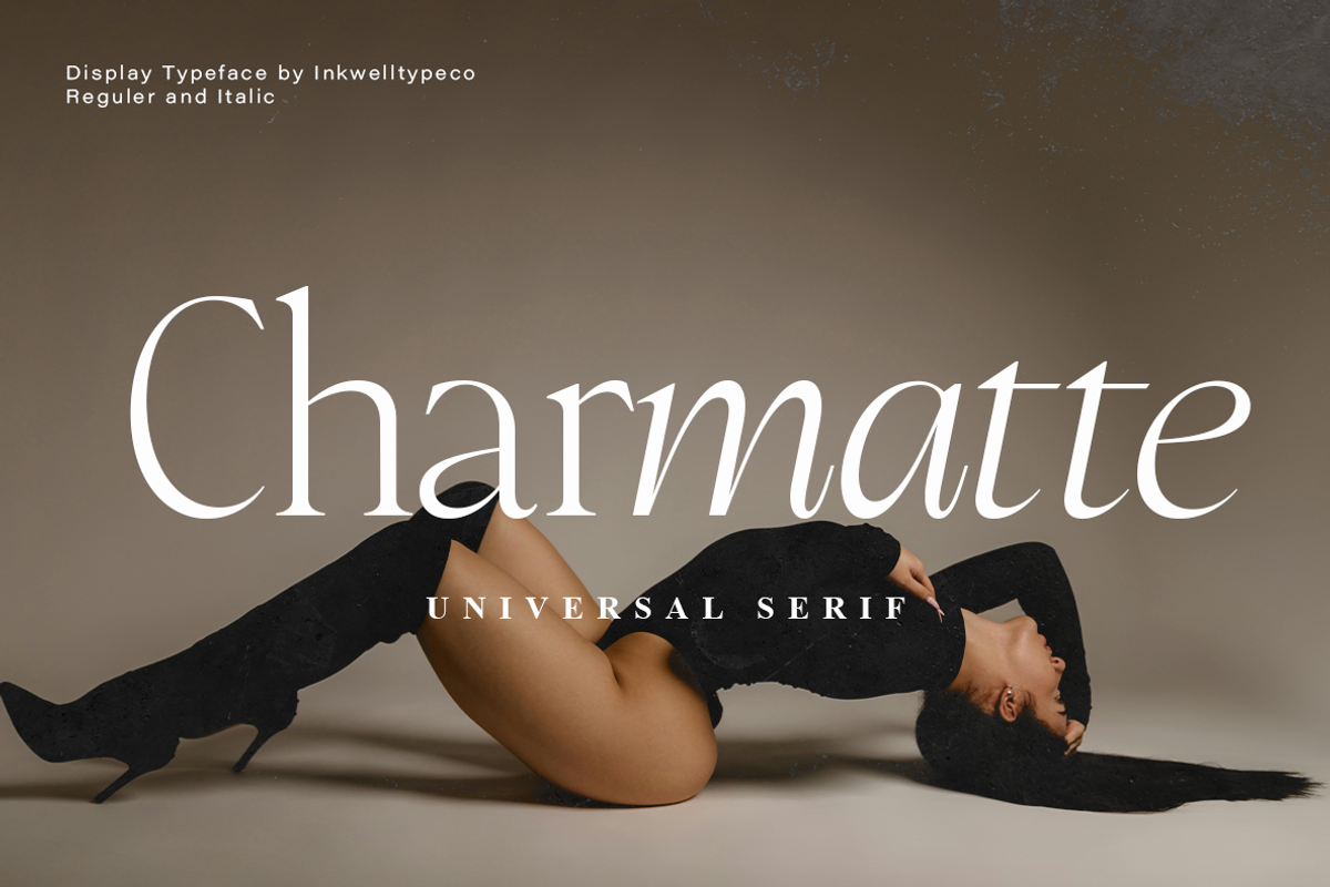 Charmatte | with italic, a Serif Font by InkwellTypeCo (Photo 1 of 19)