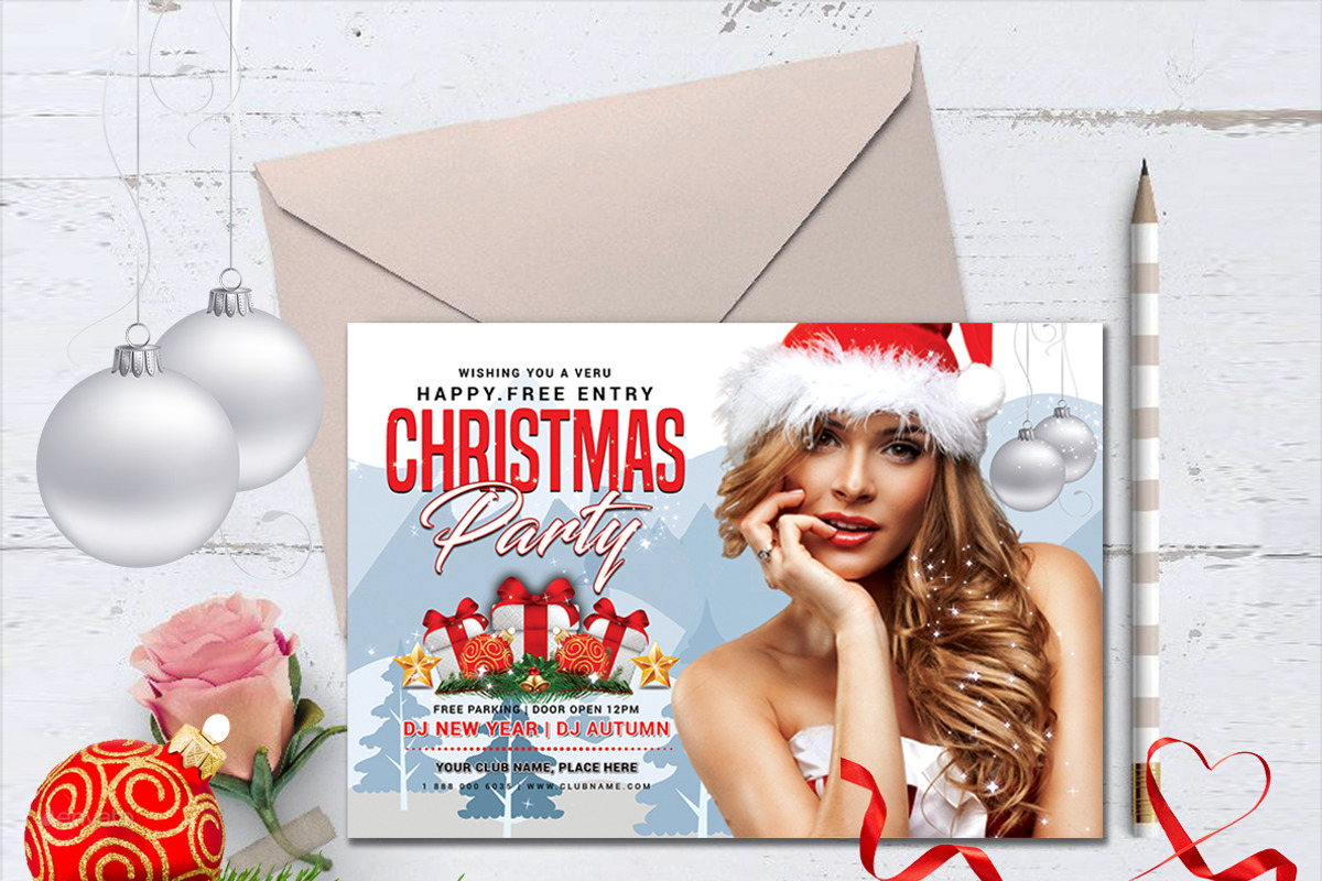 50-Christmas Flyers Bundle, a Flyer Template by AfzaalGraphics (Photo 40 of 49)