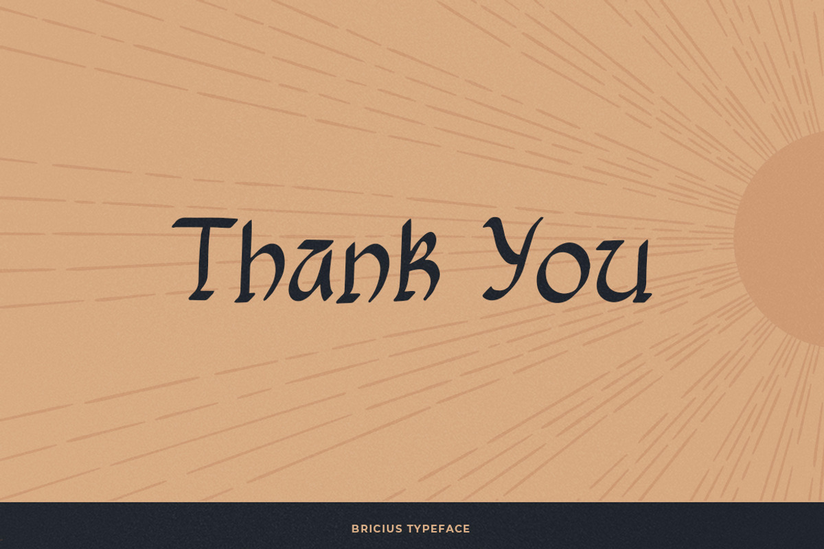 Bricius - Celtic Typeface, a Font by Typefactoryco (Photo 9 of 9)