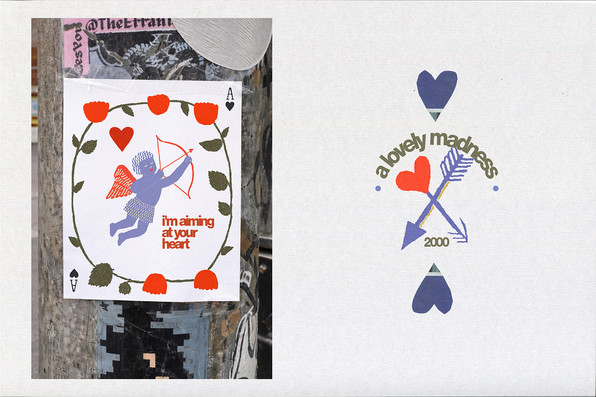 Vintage Valentine Collage Pack, an Object Illustration by Aleks.Flaks (Photo 4 of 18)