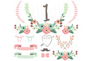 Flower Numeric Table Card, an Illustration by YenzArtHaut (Thumbnail 1 of 2)