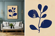 21 matisse blue wall art print, a Decorative Illustration by ARTOZEN DIGITAL (Thumbnail 12 of 17)