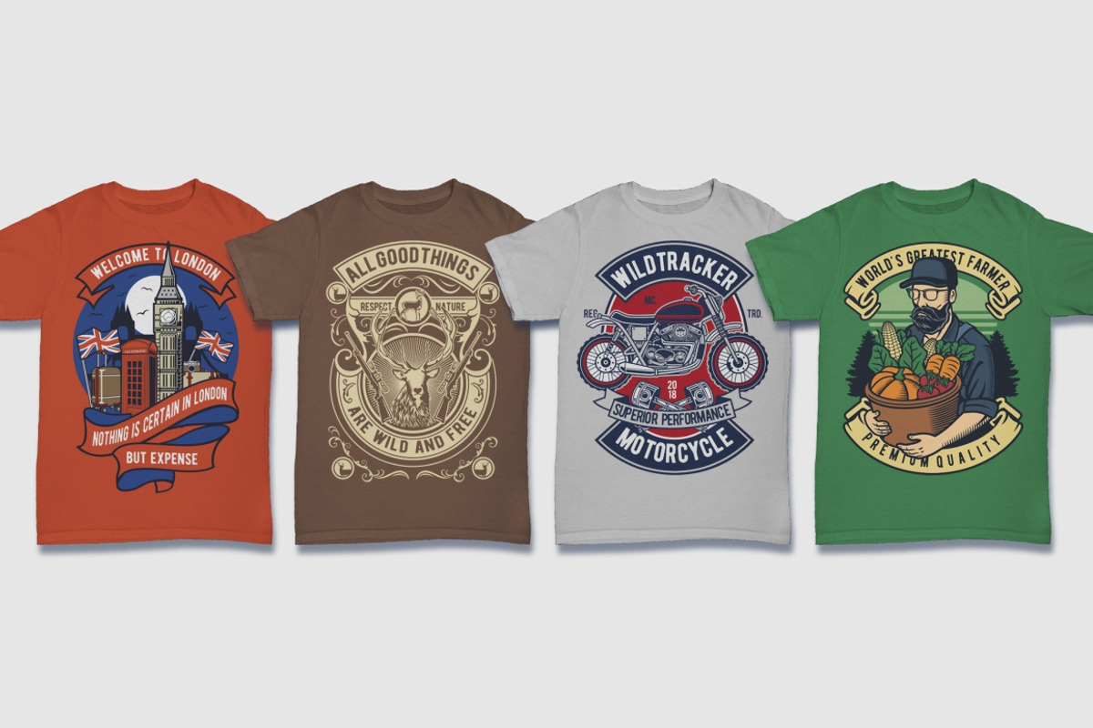 100 Retro Tshirt Designs Bundle, an Education Illustration by roach_graphic (Photo 14 of 14)
