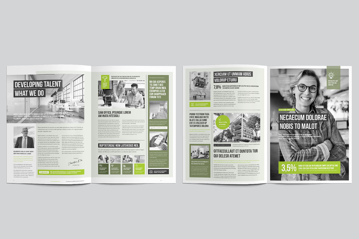 Newsletter, a Brochure Template by TypoEdition (Photo 2 of 4)
